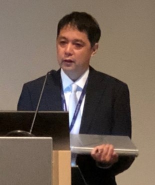 Prof. Kazuo Shiokawa at the inauguration statement.